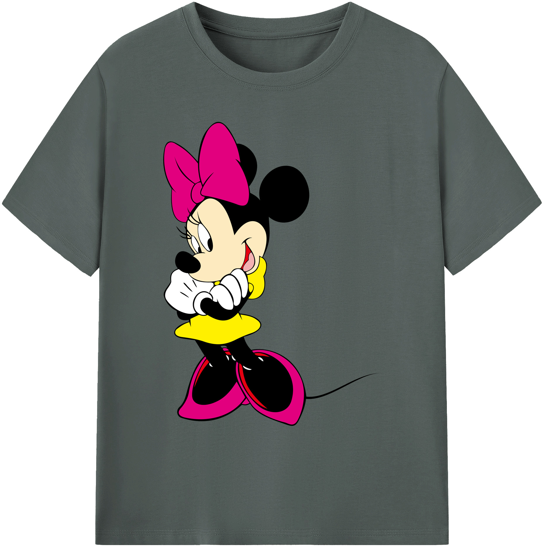 ミッキーマウス Mickey Mouse 綿100％ メンズ半袖Tシャツ｜肌触りやわらか＆通気性
